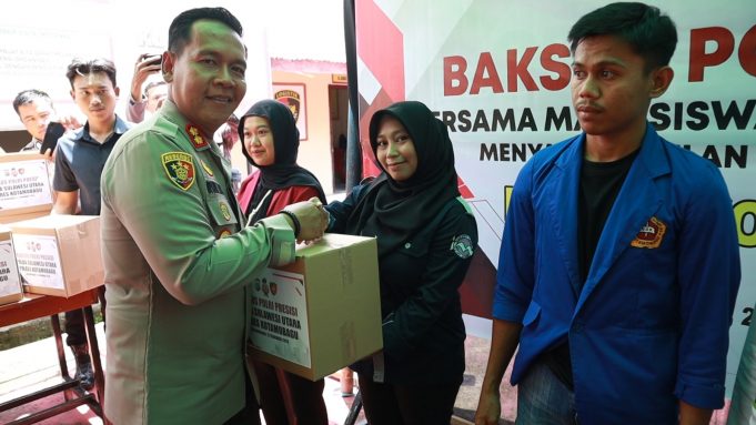 Baksos Polri Presisi, Kapolres Kotamobagu Ajak Mahasiswa, Aliansi BEM dan OKP Kolaborasi