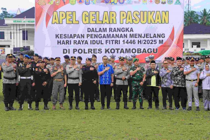 Dilaksanakan Selama 14 Hari Kedepan, Polres Kotamobagu Gelar Operasi Ketupat Samrat 2025