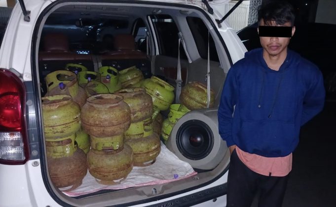 Jual Gas LPG 3Kg Diatas Harga, Sat Reskrim Polres Kotamobagu Amankan Warga Kotobangon