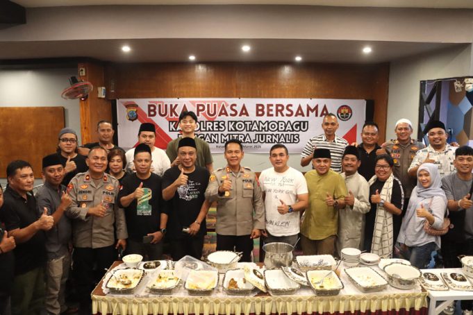 Perkuat Sinergitas dan Kemitraan, Kapolres Kotamobagu Gelar Bukber Dengan Jurnalis