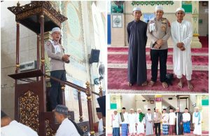 Da’i Polri Aiptu Herdianto Sampaikan Pesan “3 Jaga” Kapolres Kotamobagu dalam Jumat Keliling di Masjid Al Munawwar