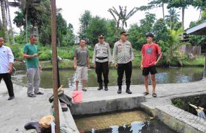 Kapolres Kotamobagu Kunjungi Tempat Budidaya Ikan Nila Viral, Dorong Produktivitas Dukung Ketahanan Pangan Nasional