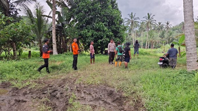 Respon Cepat Aduan Warga, Kapolsek Lolayan dan BPBD Lakukan Pencarian Orang Hilang di Desa Lolayan