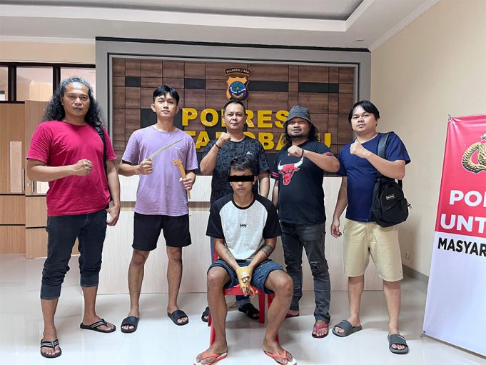 Dipicu Asmara, Terduga Pelaku Penikaman di Kelurahan Biga Ditangkap Tim Resmob Polres Kotamobagu