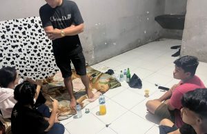 Cegah Gangguan Kamtibmas, Tim Patroli Presisi Bubarkan Pesta Miras