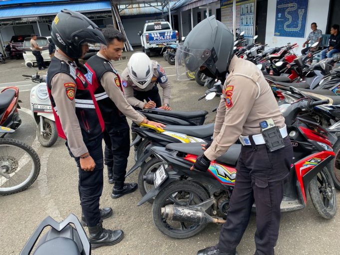 Kerap Jadi Keluhan Masyarakat, Sat Lantas dan Tim Pantera Presisi Polres Kotamobagu Kolaborasi Berantas Knalpot Brong