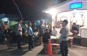 Patroli KRYD Polsek Lolayan Sasar Tiga Desa, Sampaikan Himbauan Kamtibmas