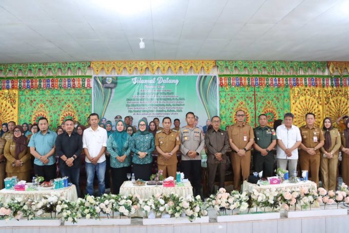 Aktif Berkolaborasi dan Membangun Sinergi, Kapolres Kotamobagu Hadiri Kunjungan Kerja Walikota di Desa Bilalang 1