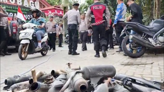 Razia Knalpot Brong di Sekolah, Polres Kotamobagu Sasar Kendaraan Pelajar