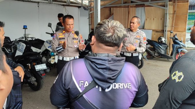 Program Motabi Kapolres Kotamobagu, “Moyotakin GO-JEK”, Sat Lantas Polres Kotamobagu Gelar Pelatihan Safety Riding