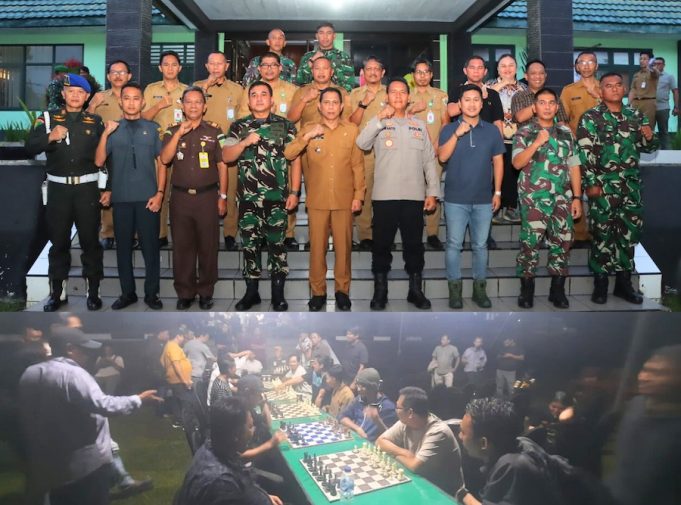 Dukung Kegiatan Positif Dandim 1303/BM, Kapolres Kotamobagu Hadiri Pembukaan Turnamen Catur