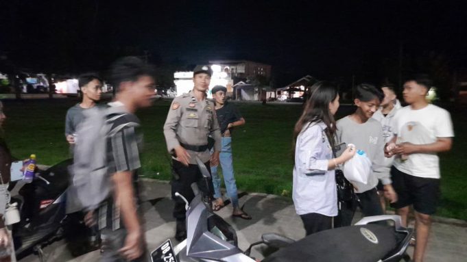 Polsubsektor di Kotamobagu Intensifkan Patroli Malam Cegah Gangguan Kamtibmas