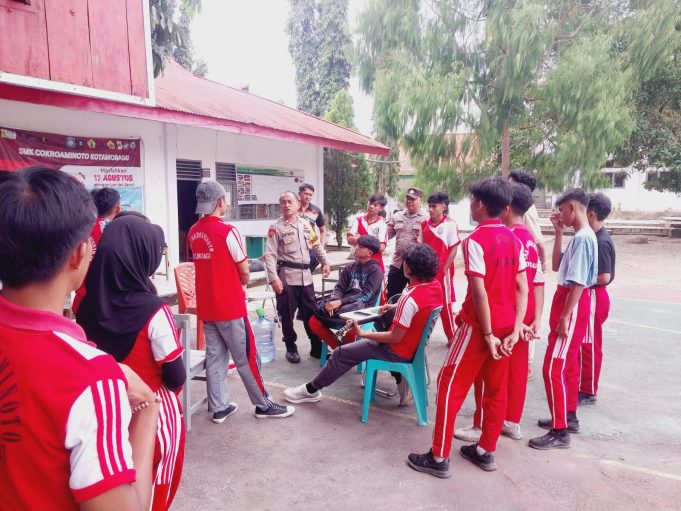 Polsek Kotamobagu Gelar Patroli Harkamtibmas Cegah Tawuran Pelajar