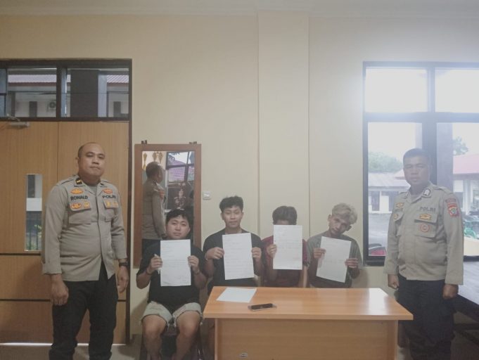 Tim Pantera Presisi Polres Kotamobagu Amankan Pemuda yang Buat Kegaduhan di Kos-Kosan