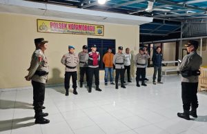Apel KRYD Polsek Kotamobagu Dipimpin Kapolsek, Personel Siap Jaga Malam Aman Kondusif Wilayah