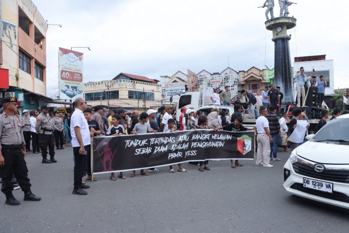 Polres Kotamobagu Tampil Sigap Jaga Kondusivitas, Aksi Damai Pembentukan Provinsi BMR Berjalan Tertib