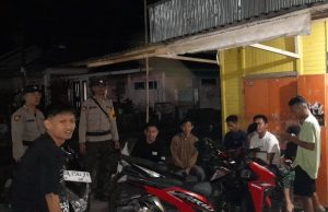 KRYD Malam Hari Polsubsektor Kotamobagu Selatan, Miras Diamankan Situasi Tetap Aman Kondusif