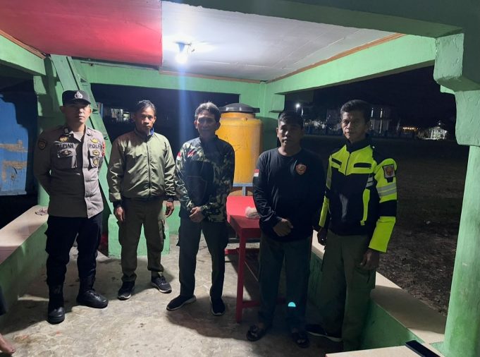 KRYD Malam Polsubsektor Kotamobagu Selatan, Nongkrong Dipantau Situasi Aman Kondusif Terkendali