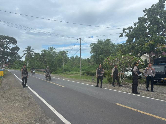 Tim Pantera Regu B Amankan Desa Tonom, Situasi Terpantau Kondusif Hingga Saat Ini