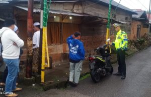 Patroli Subuh Dipimpin Perwira! Satlantas Sisir Moyag, Situasi Aman dan Kondusif