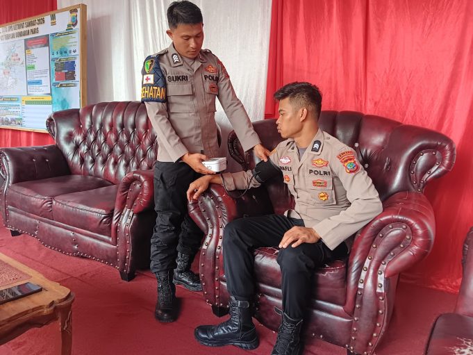 Jaga Stamina Personel Operasi Ketupat Samrat 2026, Sie Dokkes Polres Kotamobagu Berikan Pelayanan Kesehatan Prima