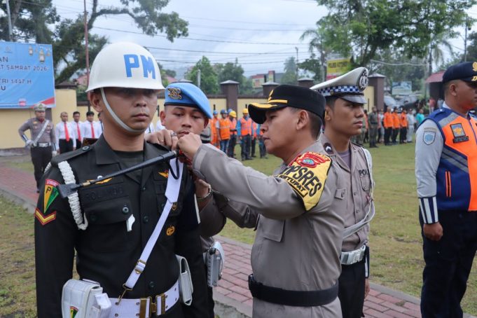 Polres Kotamobagu Gelar Apel Pasukan Operasi Ketupat Samrat 2026, Serta Pemusnahan Barang Bukti Miras dan Narkoba