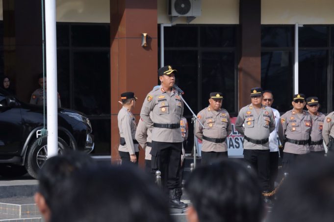 Sampaikan Commander Wish, Kapolres Kotamobagu Tekankan Kedisiplinan dan Apresiasi Peresmian Gedung Command Center