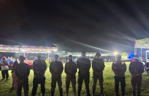 Jamin Kekhusyukan Lomba, Personel Polsubsektor Kotamobagu Selatan Kawal Ketat Jalannya MTQ di Lapangan Aruman