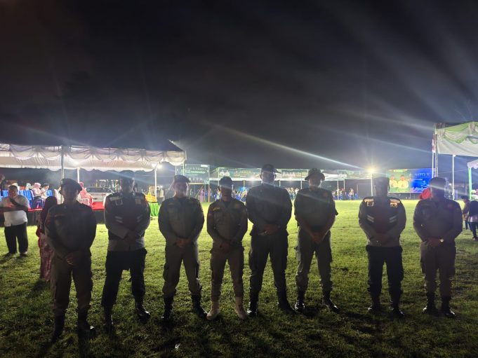 Jamin Kekhusyukan Lomba, Personel Polsubsektor Kotamobagu Selatan Kawal Ketat Jalannya MTQ di Lapangan Aruman