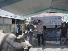 Tingkatkan Keimanan dan Ketakwaan, Polres Kotamobagu Gelar Penyembelihan Hewan Qurban Idul Adha 1447 H