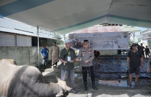 Tingkatkan Keimanan dan Ketakwaan, Polres Kotamobagu Gelar Penyembelihan Hewan Qurban Idul Adha 1447 H