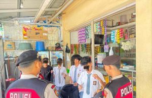 Tim Pantera Bergerak Cepat, Pelajar Nongkrong Dekat Sekolah Langsung Diarahkan Kembali Belajar