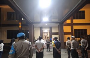 Perketat Pengamanan Mako dan Disiplin Personel, Polres Kotamobagu Gelar Apel Pengecekan Piket Fungsi