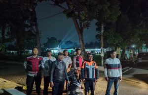 Jaga Kamtibmas Malam Hari, Polsek Kotamobagu Sisir Pusat Keramaian dan Tertibkan Antrean SPBU Matali