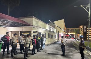 Gelar Apel Kesiapsiagaan Tengah Malam, Polres Kotamobagu Antisipasi Gangguan Kamtibmas Akhir Pekan
