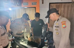 Gelar KRYD Malam Libur, Polsek Kotamobagu Utara Tertibkan Pemuda Pesta Miras di Bilalang Dua