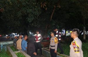 Ciptakan Ruang Publik yang Aman, Tim Pantera Polres Kotamobagu Gelar Patroli Dialogis di Taman Kota