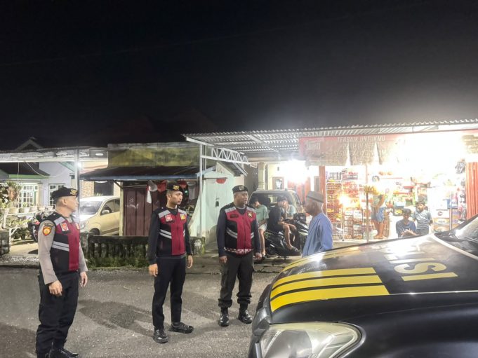 Cegah Gangguan Kamtibmas, Tim Pantera Polres Kotamobagu Intensifkan Patroli Malam