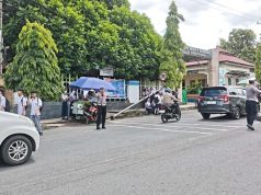 Turjawali Hadir di Tengah Pelajar, Kepulangan Siswa SMPN 4 Kotamobagu Berjalan Lancar