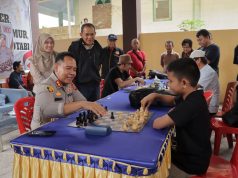 KAPOLRES KOTAMOBAGU RESMIKAN LOMBA CATUR “KAPOLRES CUP MOTABI 2026”, SEMARAKKAN HUT BHAYANGKARA KE-80