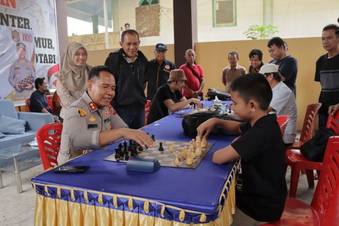 KAPOLRES KOTAMOBAGU RESMIKAN LOMBA CATUR “KAPOLRES CUP MOTABI 2026”, SEMARAKKAN HUT BHAYANGKARA KE-80
