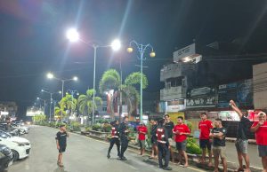 Tim Pantera Polres Kotamobagu Laksanakan Patroli dan Berikan Imbauan Kamtibmas kepada Komunitas Mobil 