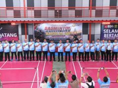 Wakapolda Buka Kejuaraan Badminton Kapolda Sulut Cup 2026, Tekankan Sportivitas dan Soliditas Antarpersonel