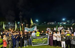 POLRES KOTAMOBAGU AMANKAN PAWAI OBOR GGMNU 2026, WUJUD KOMITMEN POLRI JAGA KAMTIBMAS DAN KELANCARAN LALU LINTAS