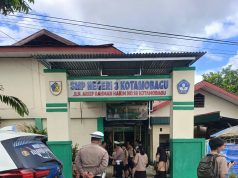 WUJUD NYATA PELAYANAN, POLRES KOTAMOBAGU LUNCURKAN PROGRAM UNGGULAN POLANTAS “POLISI ANTAR ANAK SEKOLAH