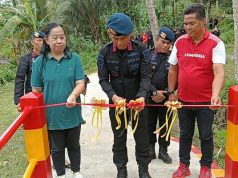 Brimob Polda Sulut Bangun Jembatan dan Jalan Setapak, Pangkas Jarak Tempuh Warga Airmadidi Bawah