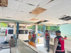 Tim Pantera Presisi Polres Kotamobagu Laksanakan Patroli di Terminal Bonawang, Berikan Imbauan Kamtibmas kepada Sopir Taksi