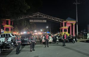 Berikan Rasa Aman, Tim Pantera Polres Kotamobagu Laksanakan Patroli di Coffee Street UDK