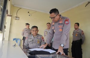 Kapolres Kotamobagu Pastikan Kesiapsiagaan Personel, Cek Langsung Pos Penjagaan hingga Tinjau Primkopol
