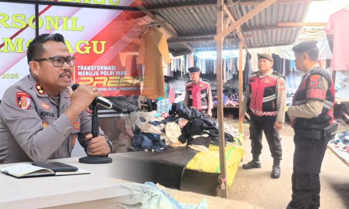 Pengejawantahan Arahan Kapolres Kotamobagu, Tim Pantera Masuk Pasar, Cegah Premanisme Beri Keamanan Bagi Pedagang